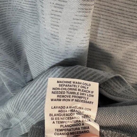 Nat Nast Polo Shirt Mens Extra Large Grey Palm Print Performance Cotton Blend - Picture 6 of 9